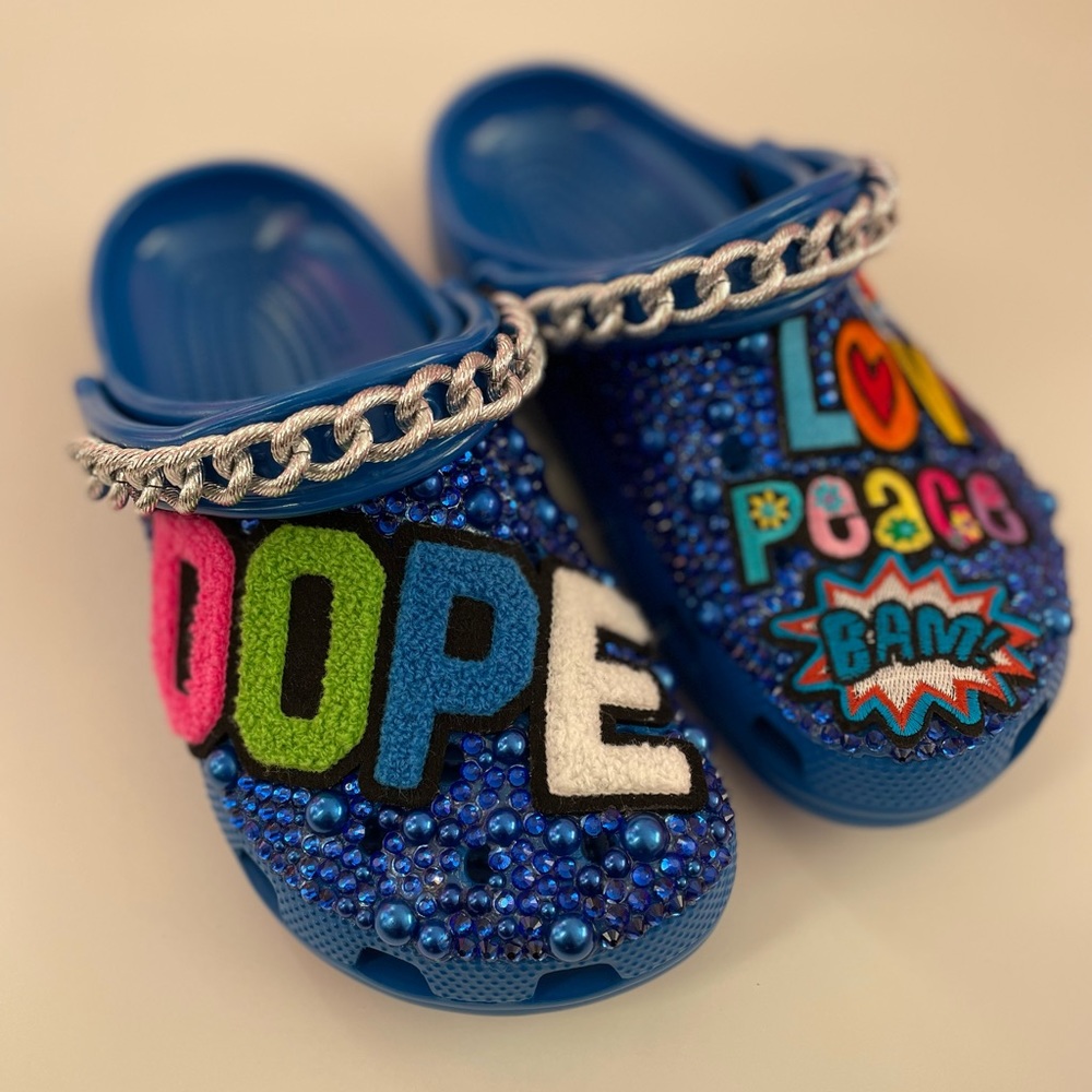 Brand New Custom Crocs Size 8